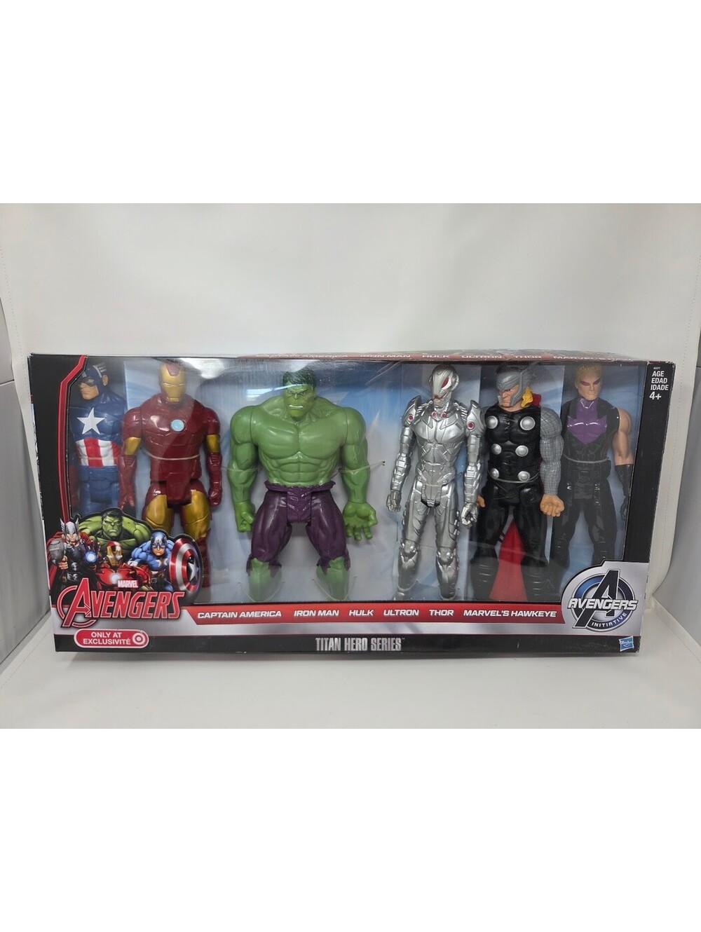 New Hasbro Marvel Avengers Titan Hero Series 6 Figure Target Exclusive Sealed